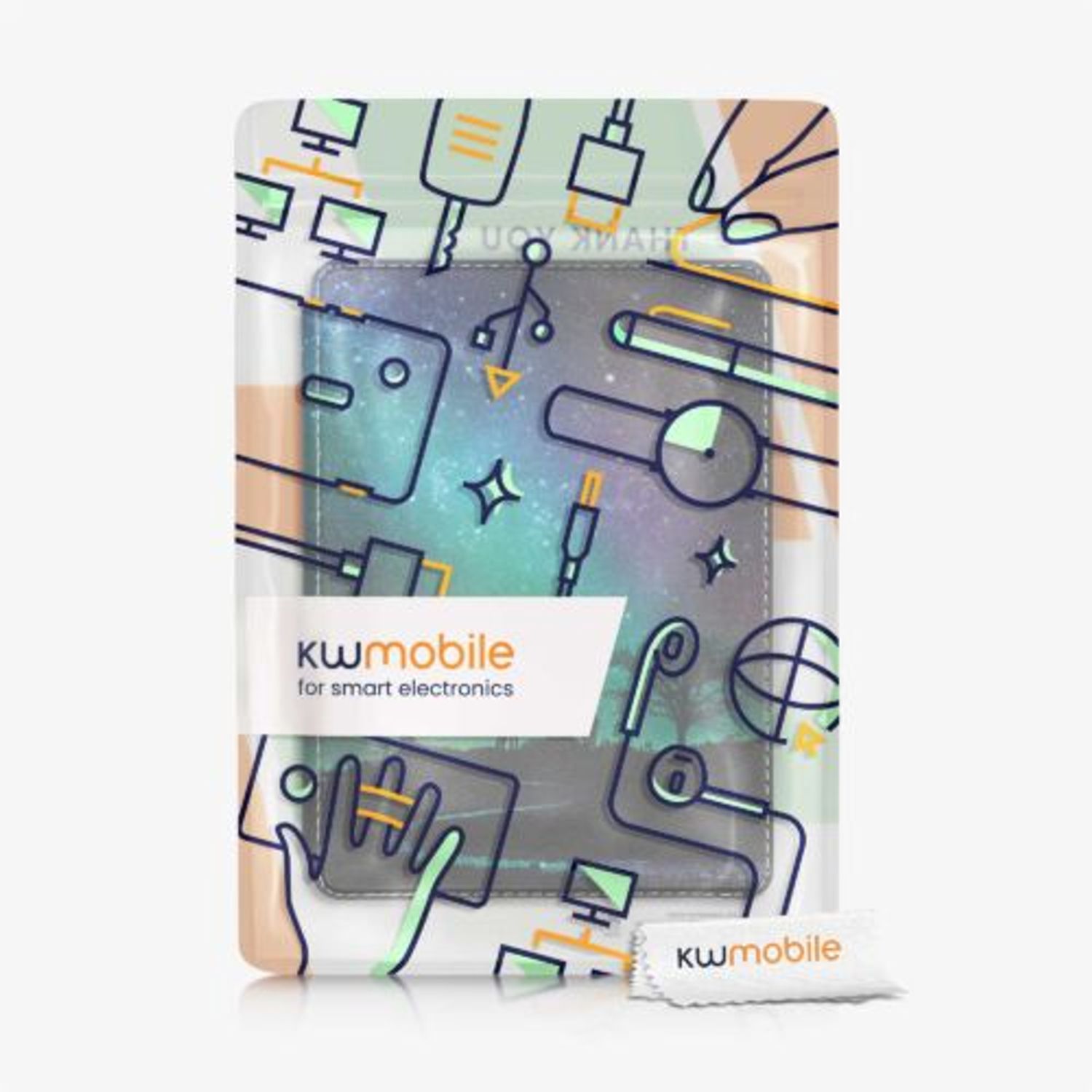 Husa pentru Kindle Paperwhite 11, Piele ecologica, Multicolor, Kwmobile, 56256.06 fotografia produsului View 3 L