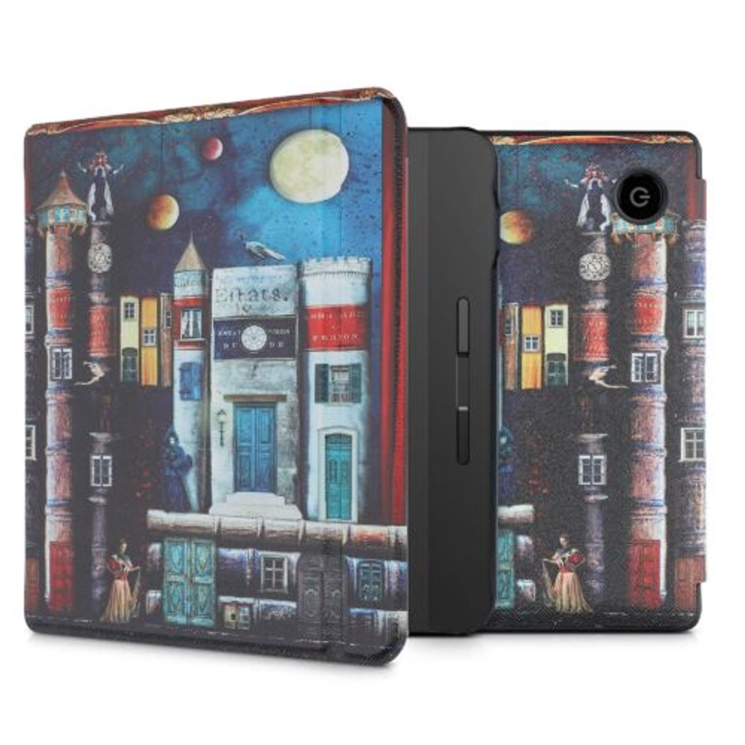 Husa pentru Tolino Vision 5, Piele ecologica, Multicolor, Kwmobile, 50899.34 fotografia produsului