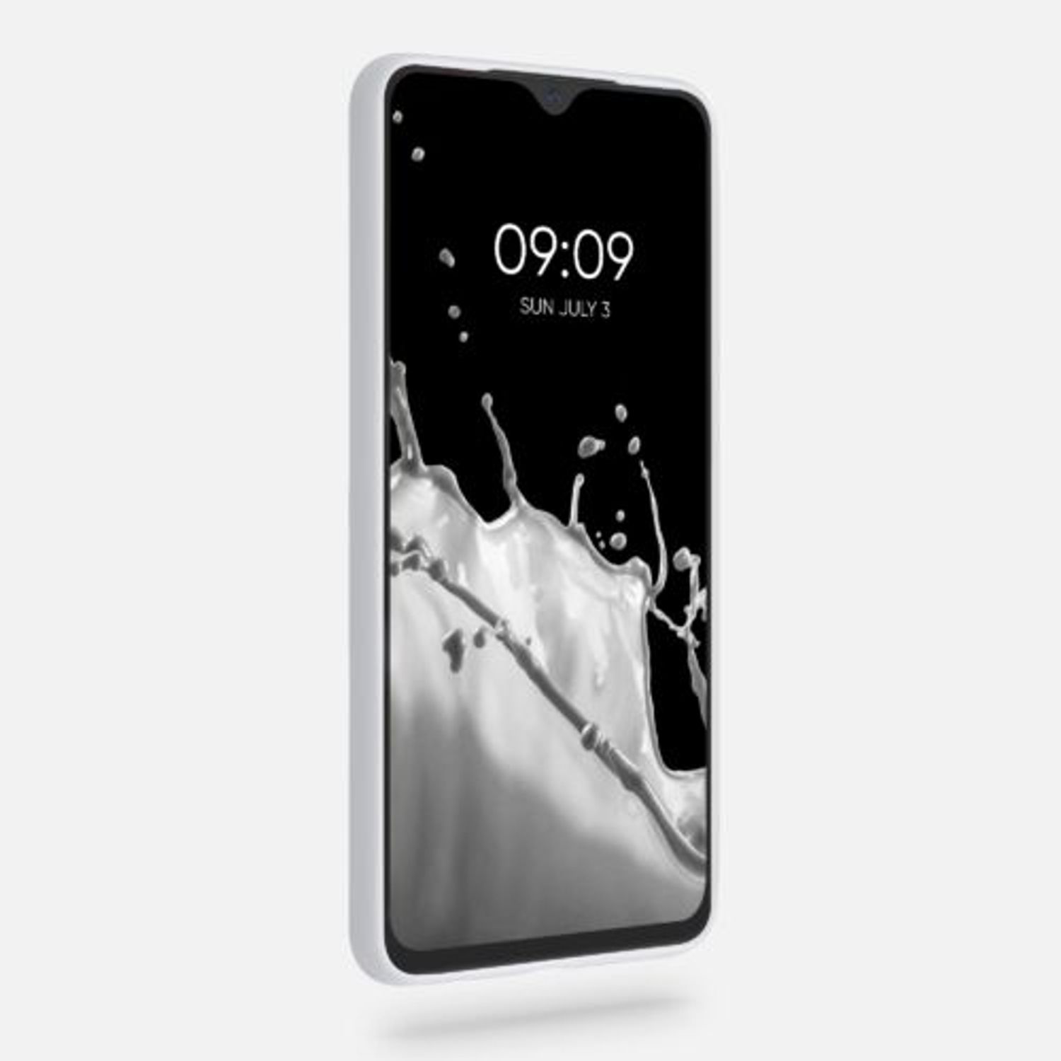 Husa pentru Samsung Galaxy A12, Silicon, Alb, 54048.48 fotografia produsului View 3 L