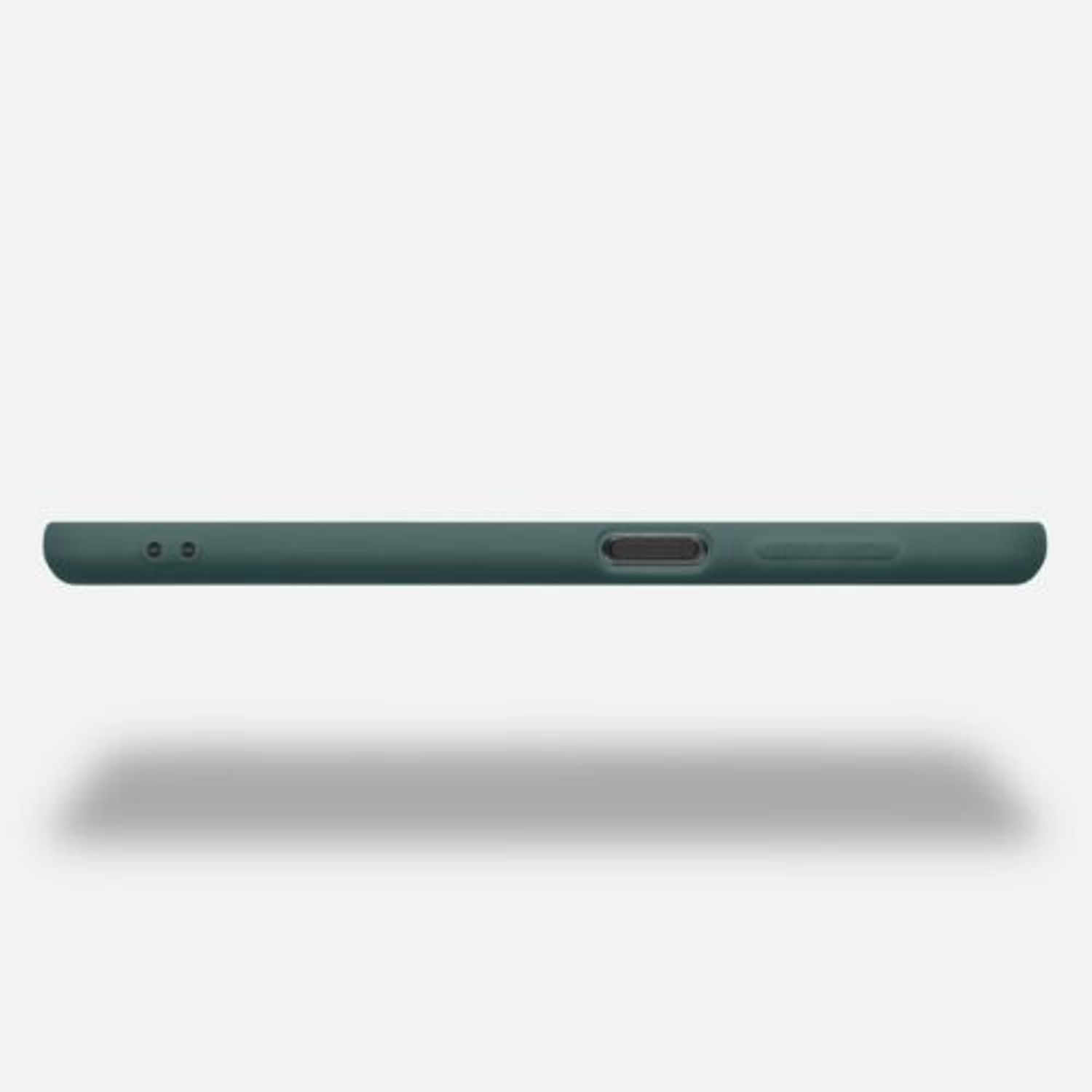 Husa pentru Samsung Galaxy A12, Silicon, Verde, 54048.171 fotografia produsului View 5 L