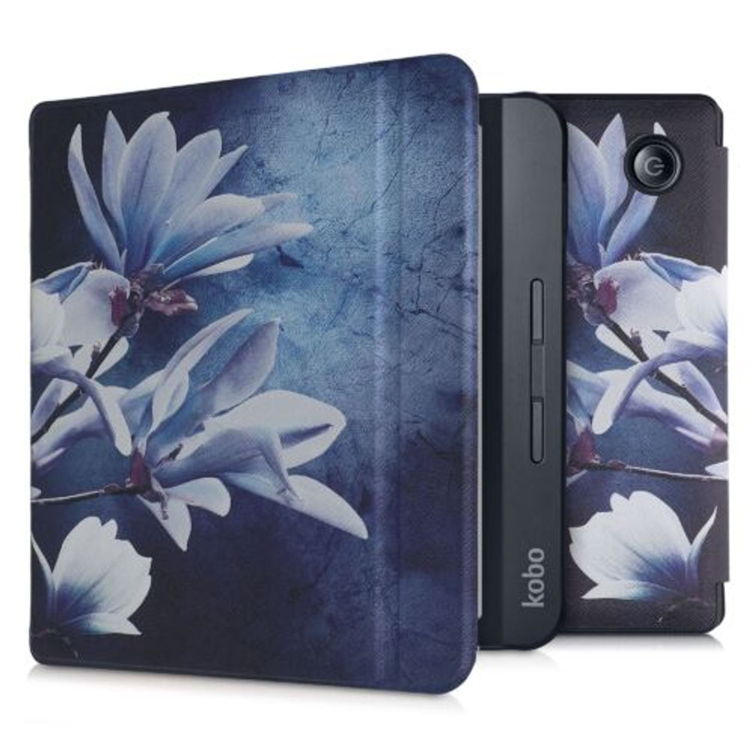 Husa pentru Kobo Libra H2O, Piele ecologica, Multicolor, Kwmobile, 50300.21 fotografia produsului