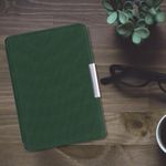 Husa pentru Kindle Paperwhite 7, Textil, Verde, Kwmobile, 49487.80 fotografia produsului View 3 S