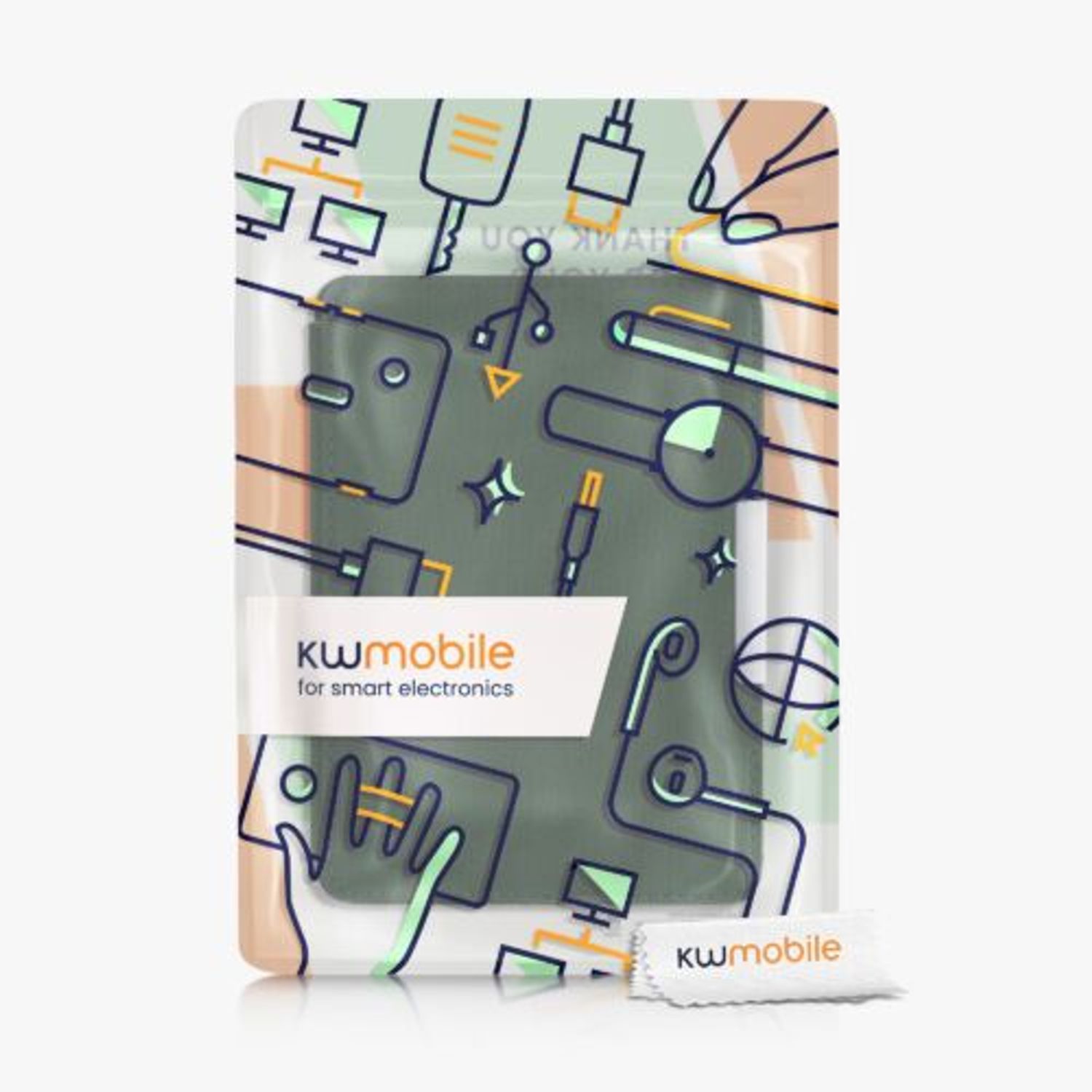 Husa pentru Kindle Paperwhite 7, Textil, Verde, Kwmobile, 49487.80 fotografia produsului View 7 L