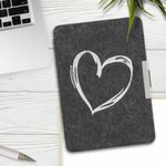 Husa pentru Kindle Paperwhite 10, Textil, Gri, Kwmobile, 48489.10 fotografia produsului View 3 S