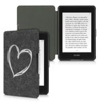 Husa pentru Kindle Paperwhite 10, Textil, Gri, Kwmobile, 48489.10 fotografia produsului View 2 S
