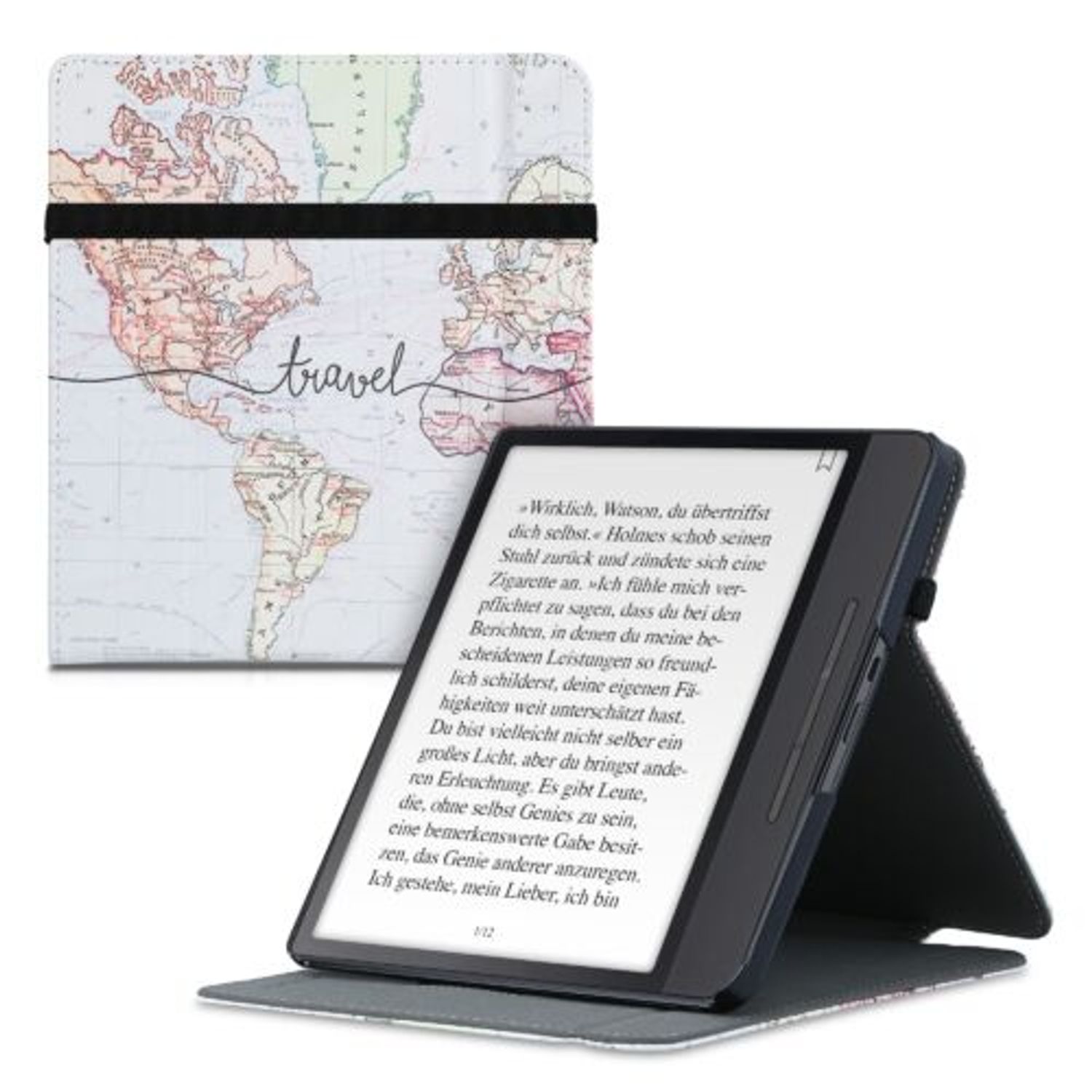 Husa pentru Kobo Forma, Piele ecologica, Multicolor, Kwmobile, 49721.05 fotografia produsului
