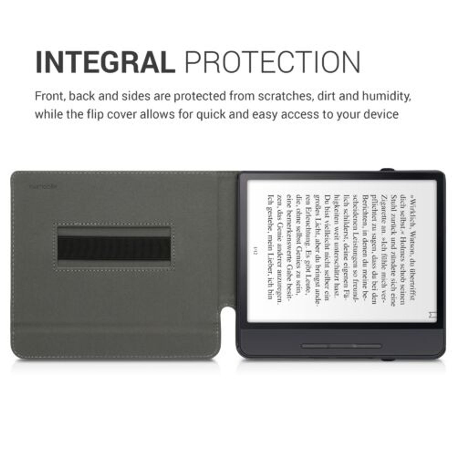 Husa pentru Kobo Forma, Piele ecologica, Multicolor, Kwmobile, 49721.05 fotografia produsului View 5 L