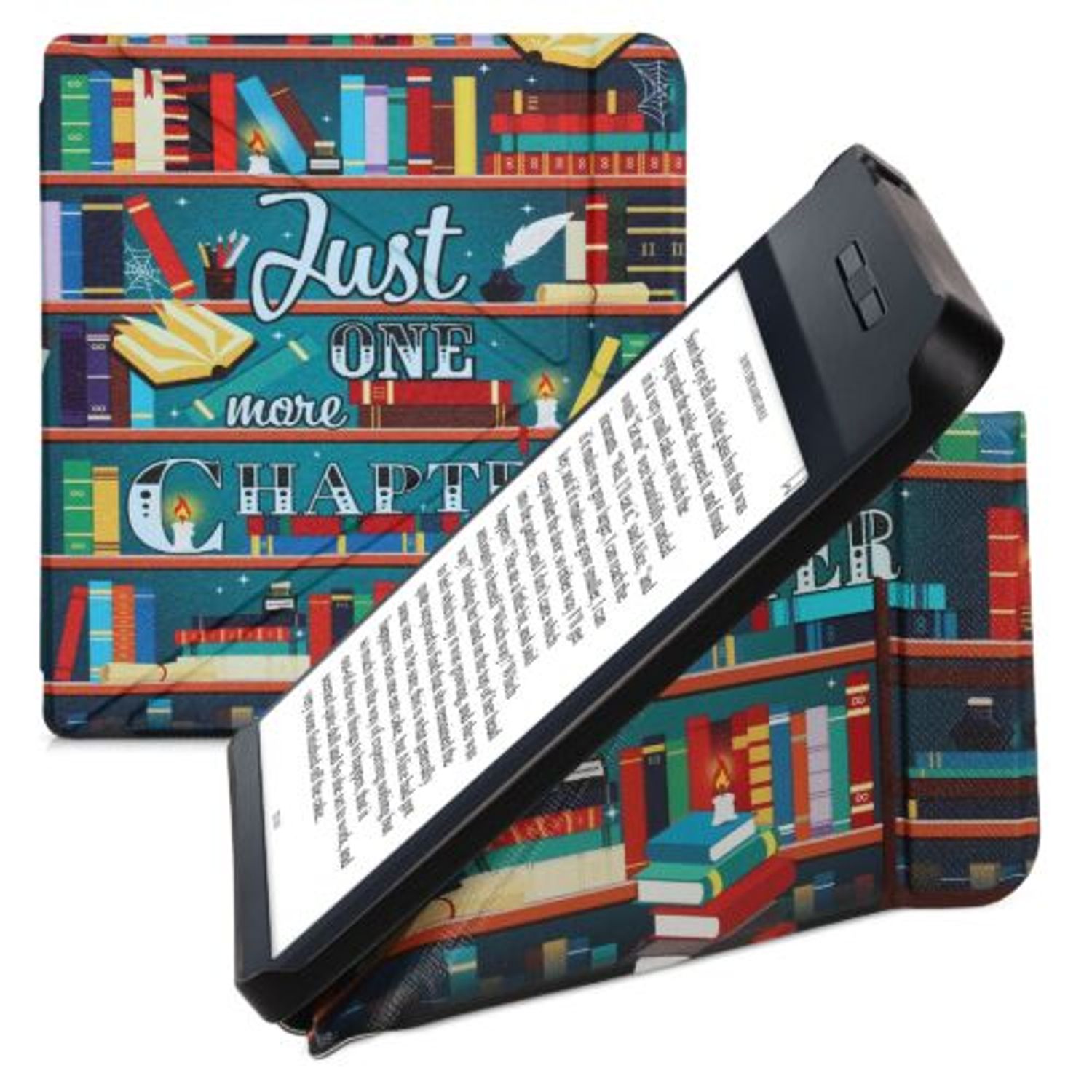 Husa pentru Kobo Libra H2O, Piele ecologica, Multicolor, Kwmobile, 50540.29 fotografia produsului