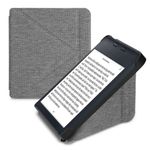 Husa pentru Kobo Libra 2, Textil, Gri, Kwmobile, 56582.25 fotografia produsului