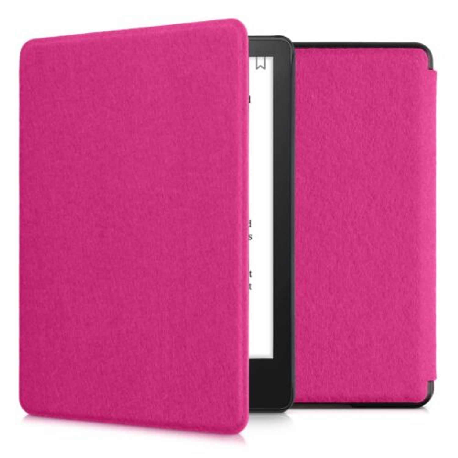 Husa pentru Amazon Kindle Paperwhite 11, Kwmobile, Roz, Textil, 56259.08 fotografia produsului
