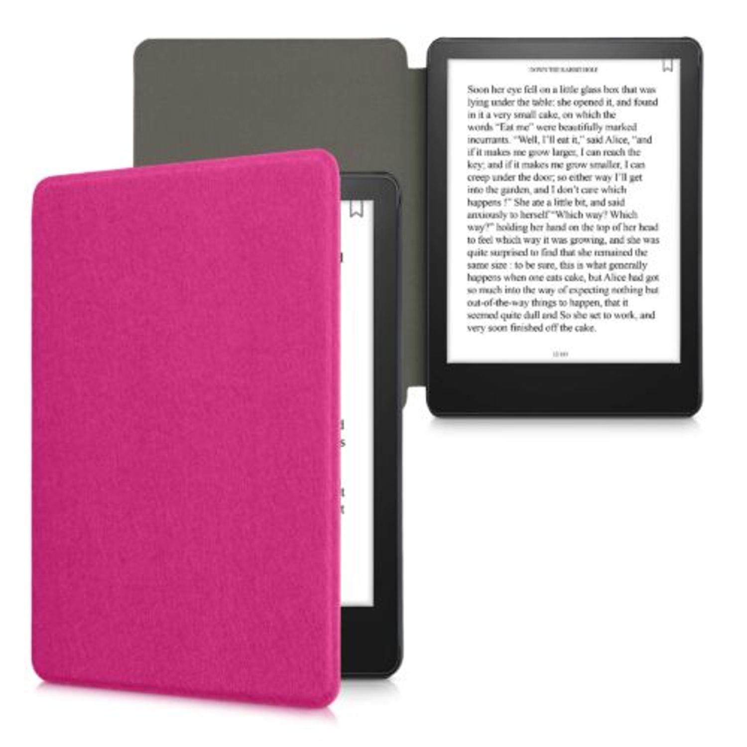 Husa pentru Amazon Kindle Paperwhite 11, Kwmobile, Roz, Textil, 56259.08 fotografia produsului View 2 L