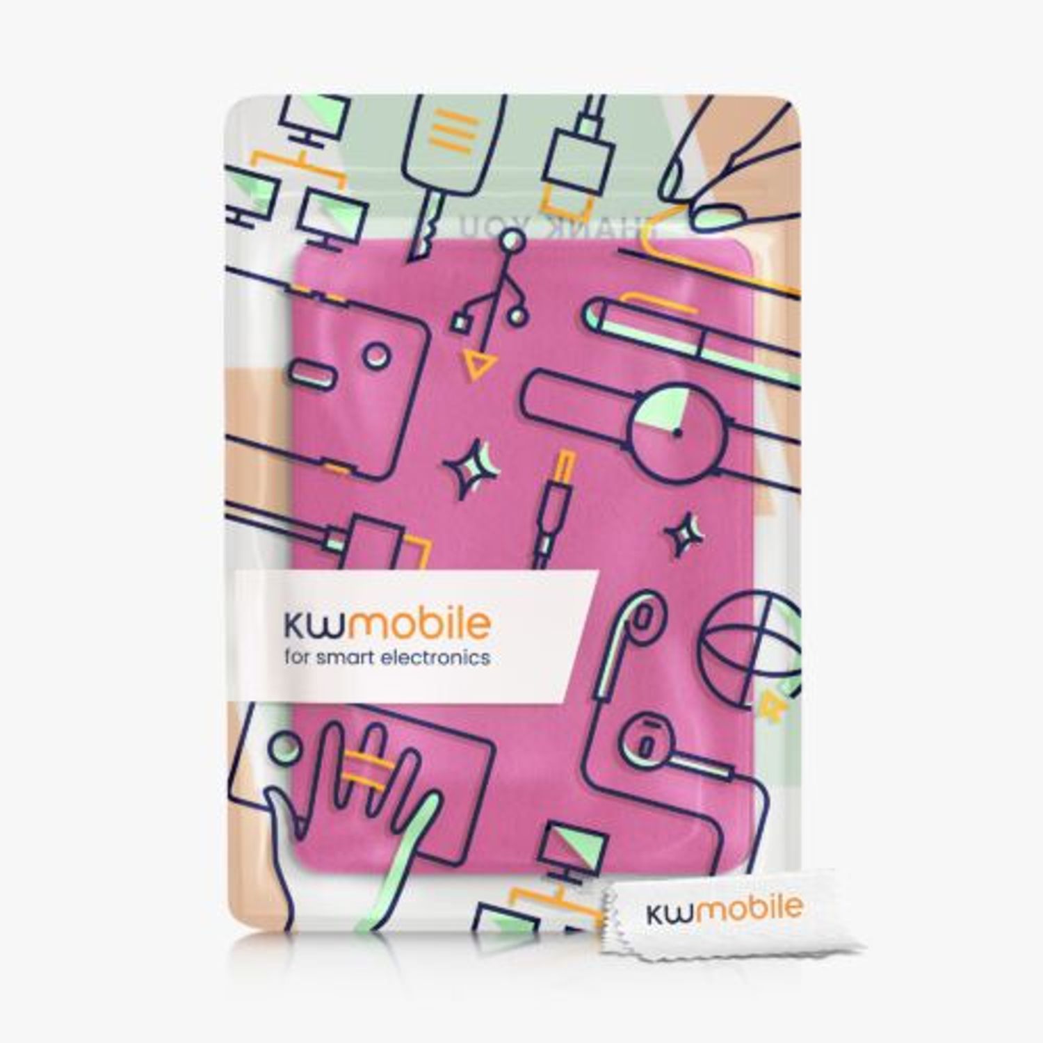 Husa pentru Amazon Kindle Paperwhite 11, Kwmobile, Roz, Textil, 56259.08 fotografia produsului View 7 L
