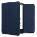 Husa pentru Amazon Kindle Paperwhite 11, Kwmobile, Albastru, Textil, 56259.17 fotografia produsului