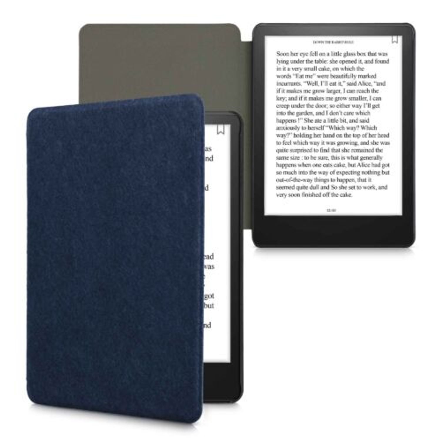 Husa pentru Amazon Kindle Paperwhite 11, Kwmobile, Albastru, Textil, 56259.17 fotografia produsului View 2 L