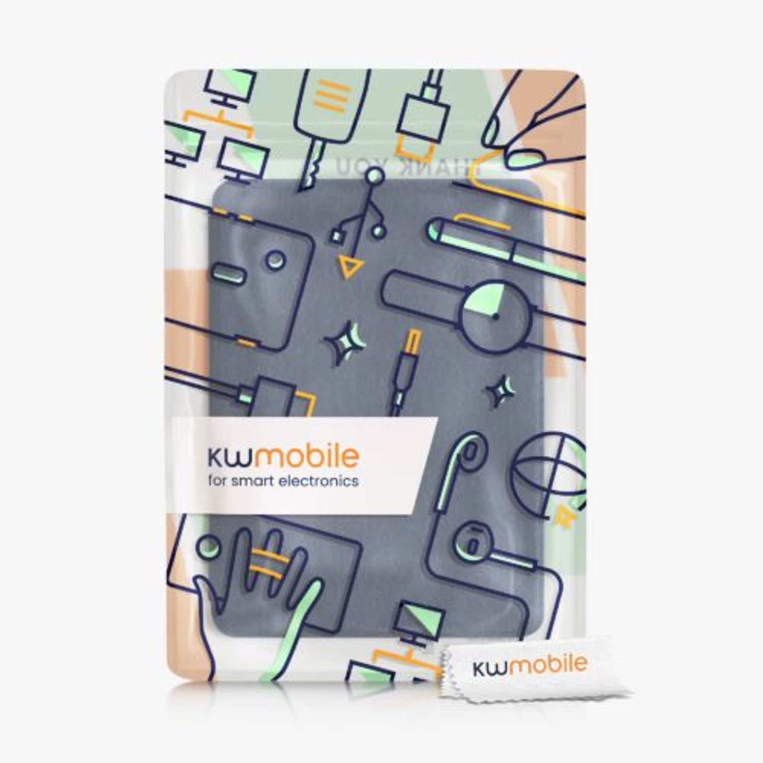 Husa pentru Amazon Kindle Paperwhite 11, Kwmobile, Albastru, Textil, 56259.17 fotografia produsului View 7 L