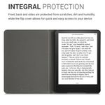 Husa pentru Amazon Kindle Paperwhite 11, Kwmobile, Galben, Textil, 57160.06 fotografia produsului View 5 S
