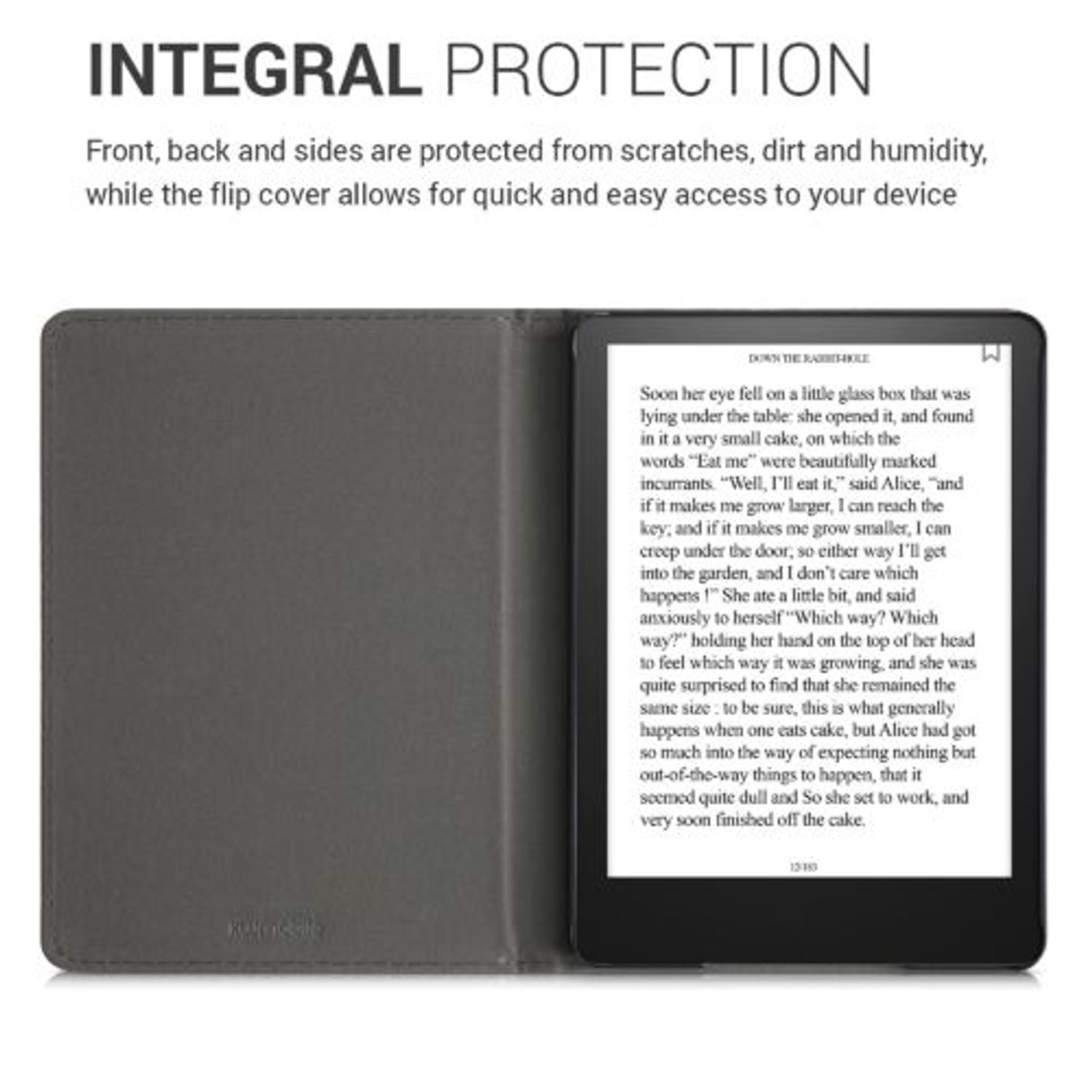 Husa pentru Amazon Kindle Paperwhite 11, Kwmobile, Galben, Textil, 57160.06 fotografia produsului View 5 L