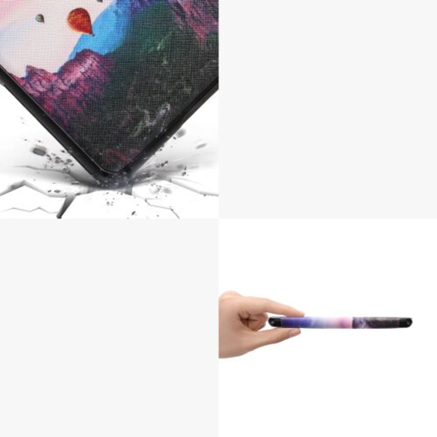 Husa pentru Amazon Paperwhite 10, Kwmobile, Multicolor, Piele ecologica, 57194.01 fotografia produsului View 7 L