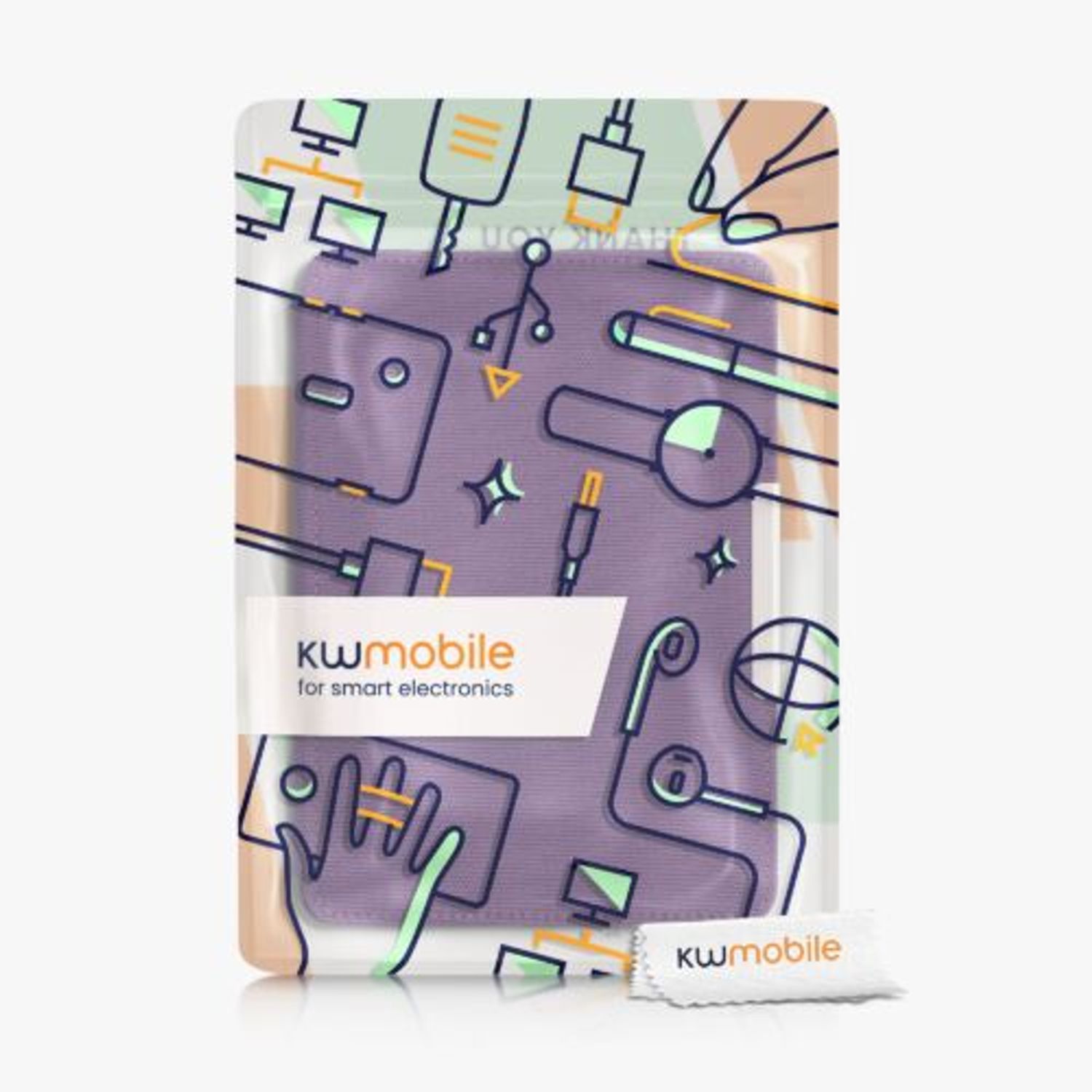 Husa pentru Amazon Paperwhite 7, Kwmobile, Mov, Nylon, 49487.38 fotografia produsului View 9 L