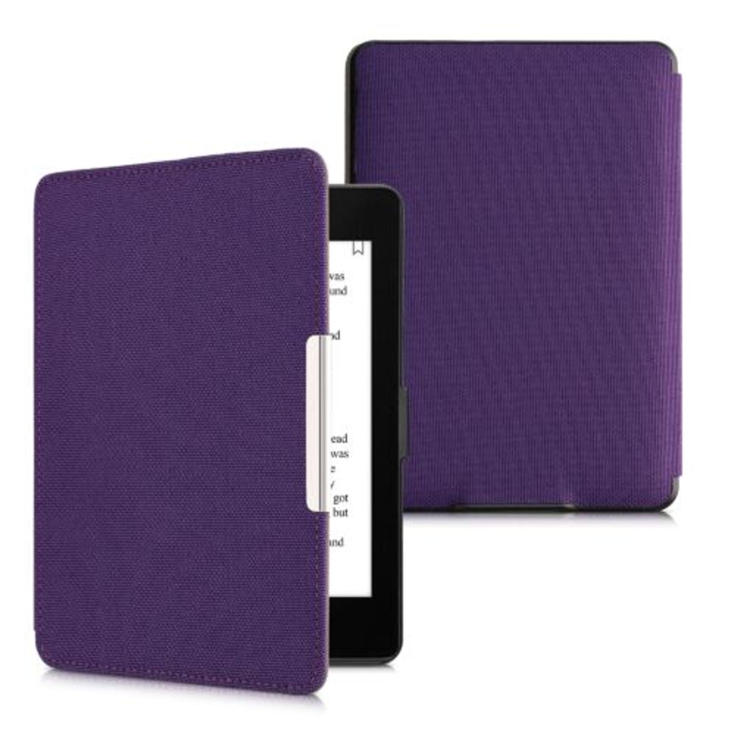 Husa pentru Amazon Paperwhite 7, Kwmobile, Mov, Nylon, 49487.38 fotografia produsului View 2 L