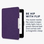 Husa pentru Amazon Paperwhite 7, Kwmobile, Mov, Nylon, 49487.38 fotografia produsului View 5 S