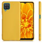 Husa pentru Samsung Galaxy A12, Silicon, Galben, 54048.143 fotografia produsului View 2 S