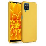 Husa pentru Samsung Galaxy A12, Silicon, Galben, 54048.143 fotografia produsului