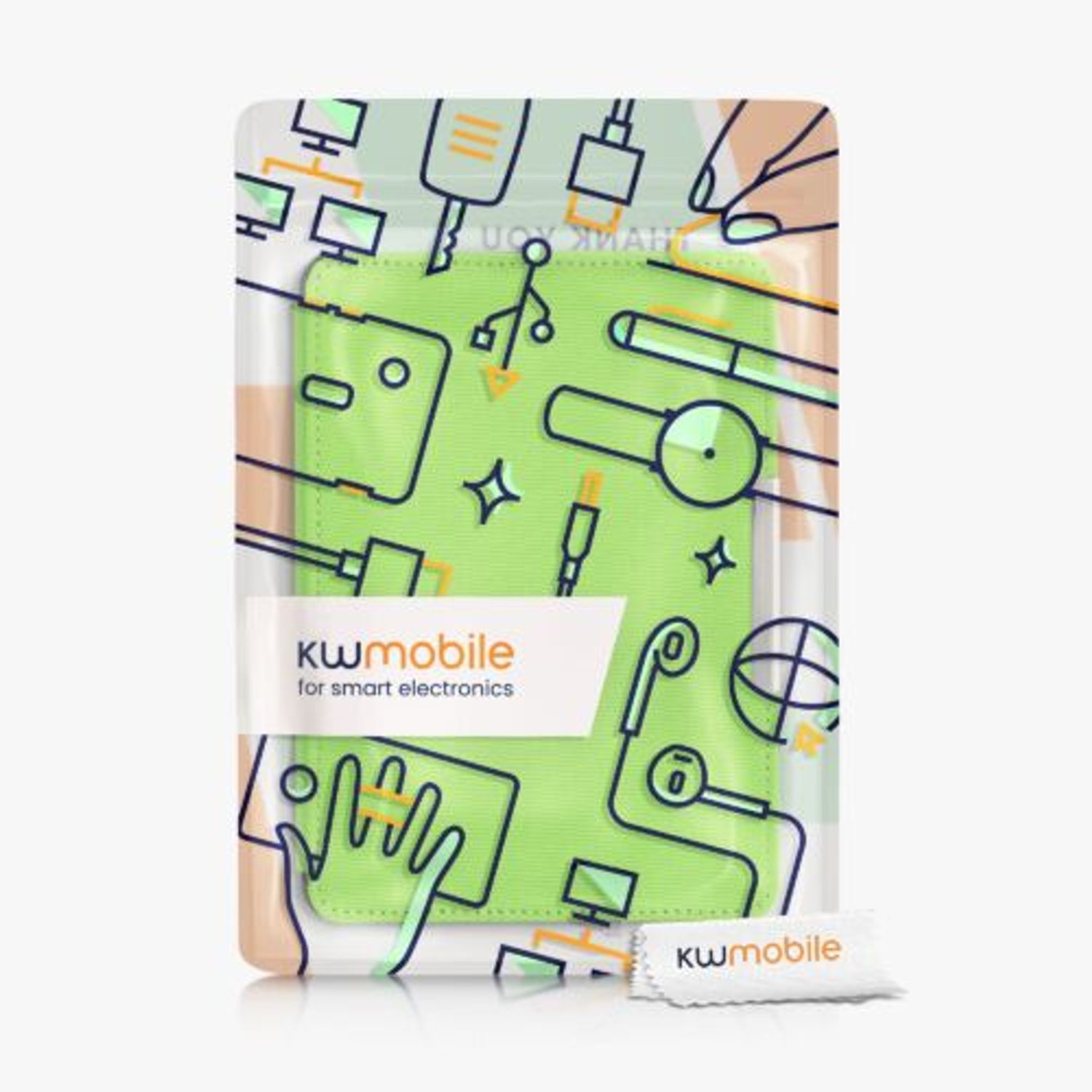 Husa pentru Amazon Paperwhite 7, Kwmobile, Verde, Nylon, 49487.79 fotografia produsului View 7 L