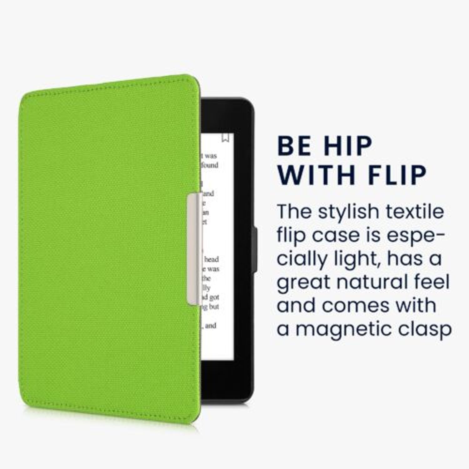 Husa pentru Amazon Paperwhite 7, Kwmobile, Verde, Nylon, 49487.79 fotografia produsului View 4 L