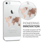 Husa pentru Apple iPhone 5/iPhone 5s/iPhone SE, Silicon, Rose Gold, 40657.05 fotografia produsului View 12 S