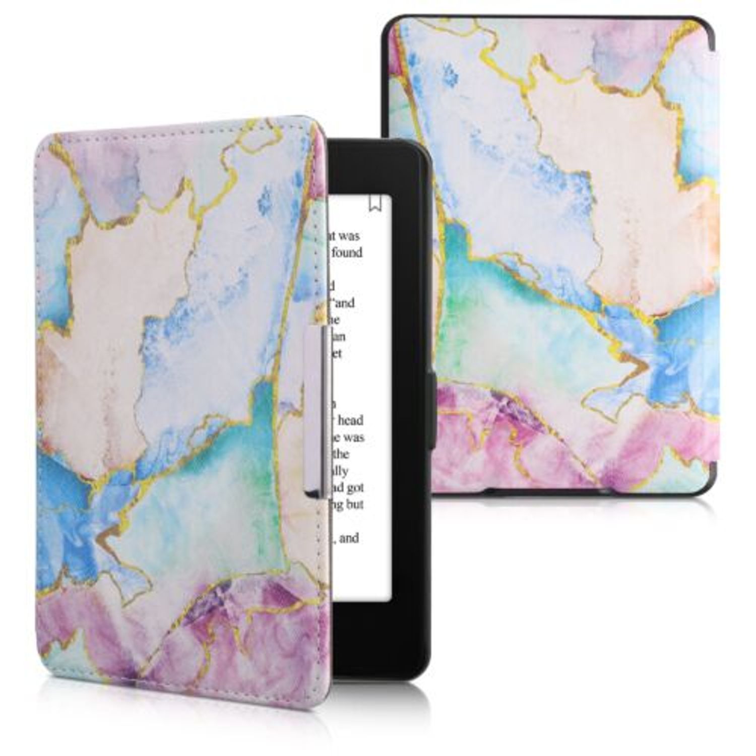Husa pentru Amazon Paperwhite 7, Kwmobile, Multicolor, Piele ecologica, 45569.45 fotografia produsului