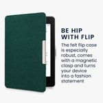 Husa pentru Amazon Paperwhite 7, Kwmobile, Verde, Textil, 34345.78 fotografia produsului View 3 S