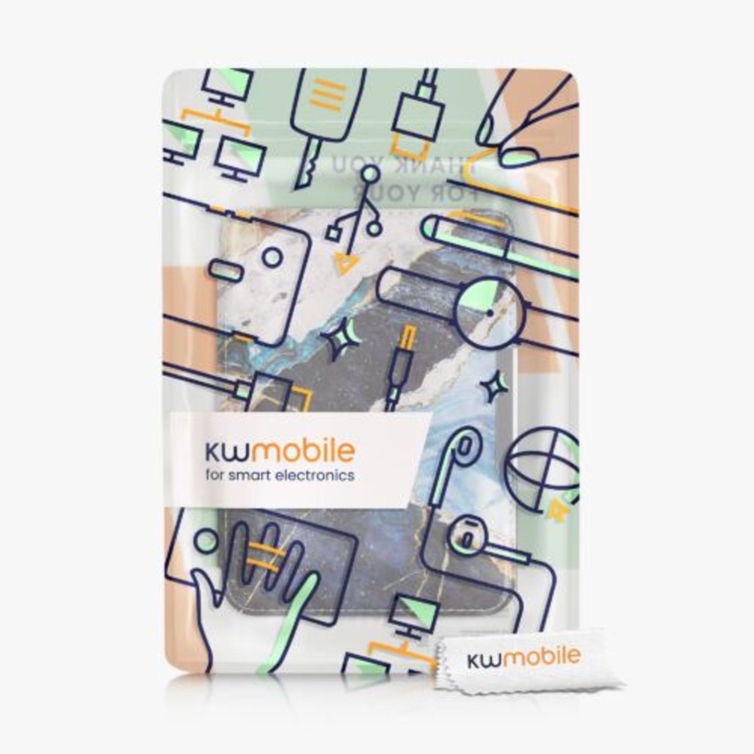 Husa pentru Kobo Clara HD, Kwmobile, Multicolor, Piele ecologica, 45220.51 fotografia produsului View 8 L