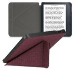 Husa pentru Kobo Libra 2, Kwmobile, Rosu, Textil, 56582.09 fotografia produsului View 2 S