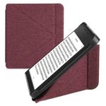 Husa pentru Kobo Libra 2, Kwmobile, Rosu, Textil, 56582.09 fotografia produsului
