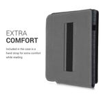 Husa pentru Kobo Libra 2, Kwmobile, Gri, Textil, 57174.19 fotografia produsului View 4 S