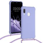 Husa pentru Samsung Galaxy A20e, Silicon, Mov, 49966.108 fotografia produsului View 5 S