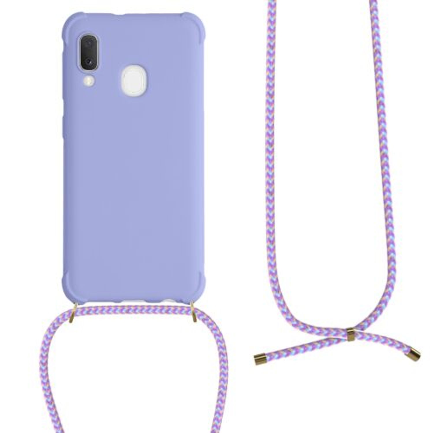 Husa pentru Samsung Galaxy A20e, Silicon, Mov, 49966.108 fotografia produsului View 2 L