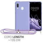 Husa pentru Samsung Galaxy A20e, Silicon, Mov, 49966.108 fotografia produsului View 4 S