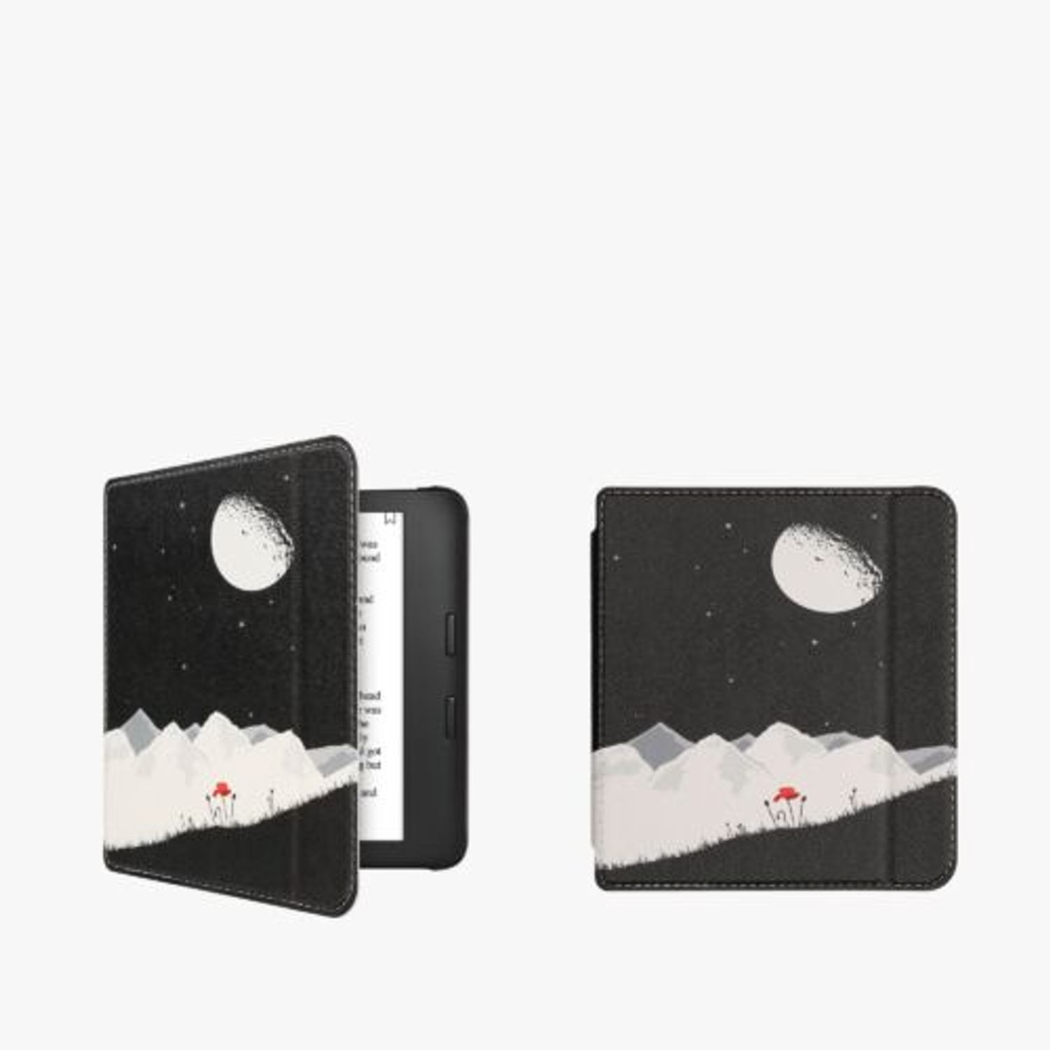 Husa pentru Kobo Libra 2, Kwmobile, Multicolor, Piele ecologica, 56575.47 fotografia produsului View 9 L