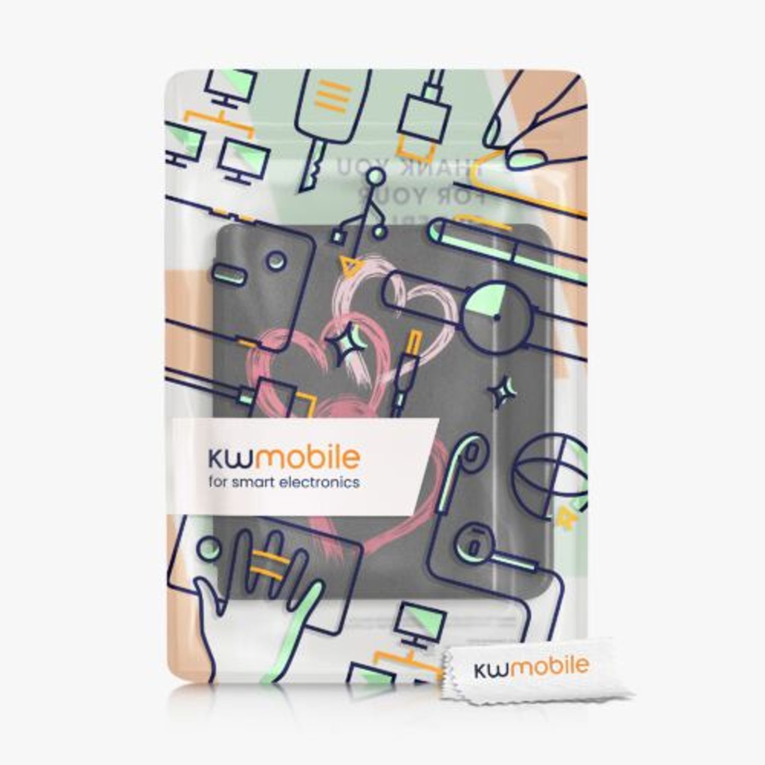 Husa pentru Kobo Libra 2, Kwmobile, Multicolor, Piele ecologica, 56575.37 fotografia produsului View 8 L