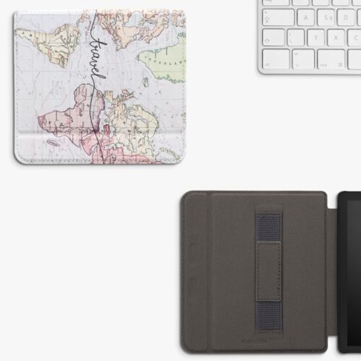 Husa pentru Kobo Libra 2, Kwmobile, Multicolor, Piele ecologica, 57845.02 fotografia produsului View 12 L