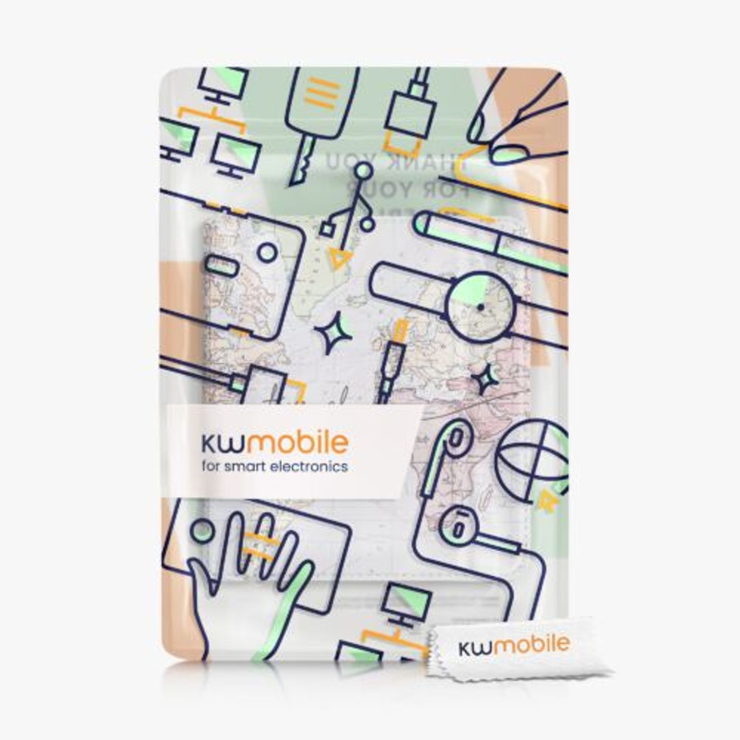 Husa pentru Kobo Libra 2, Kwmobile, Multicolor, Piele ecologica, 57845.02 fotografia produsului View 9 L