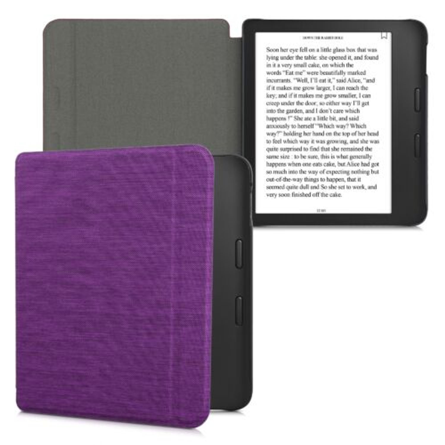 Husa pentru Kobo Libra 2, Kwmobile, Mov, Textil, 57173.38 fotografia produsului