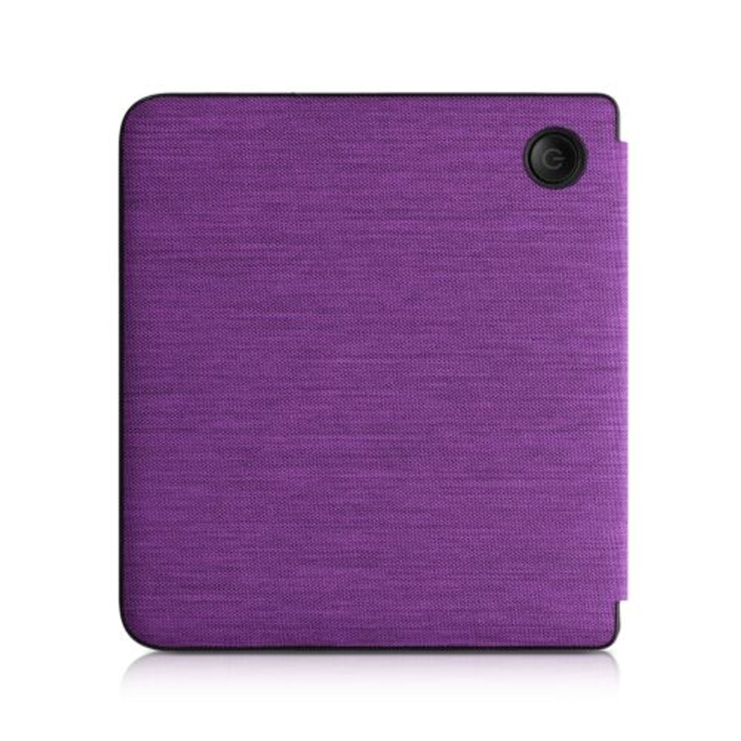 Husa pentru Kobo Libra 2, Kwmobile, Mov, Textil, 57173.38 fotografia produsului View 7 L