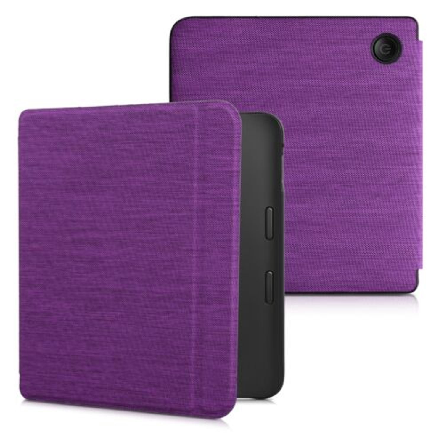 Husa pentru Kobo Libra 2, Kwmobile, Mov, Textil, 57173.38 fotografia produsului View 5 L