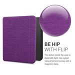 Husa pentru Kobo Libra 2, Kwmobile, Mov, Textil, 57173.38 fotografia produsului View 6 S