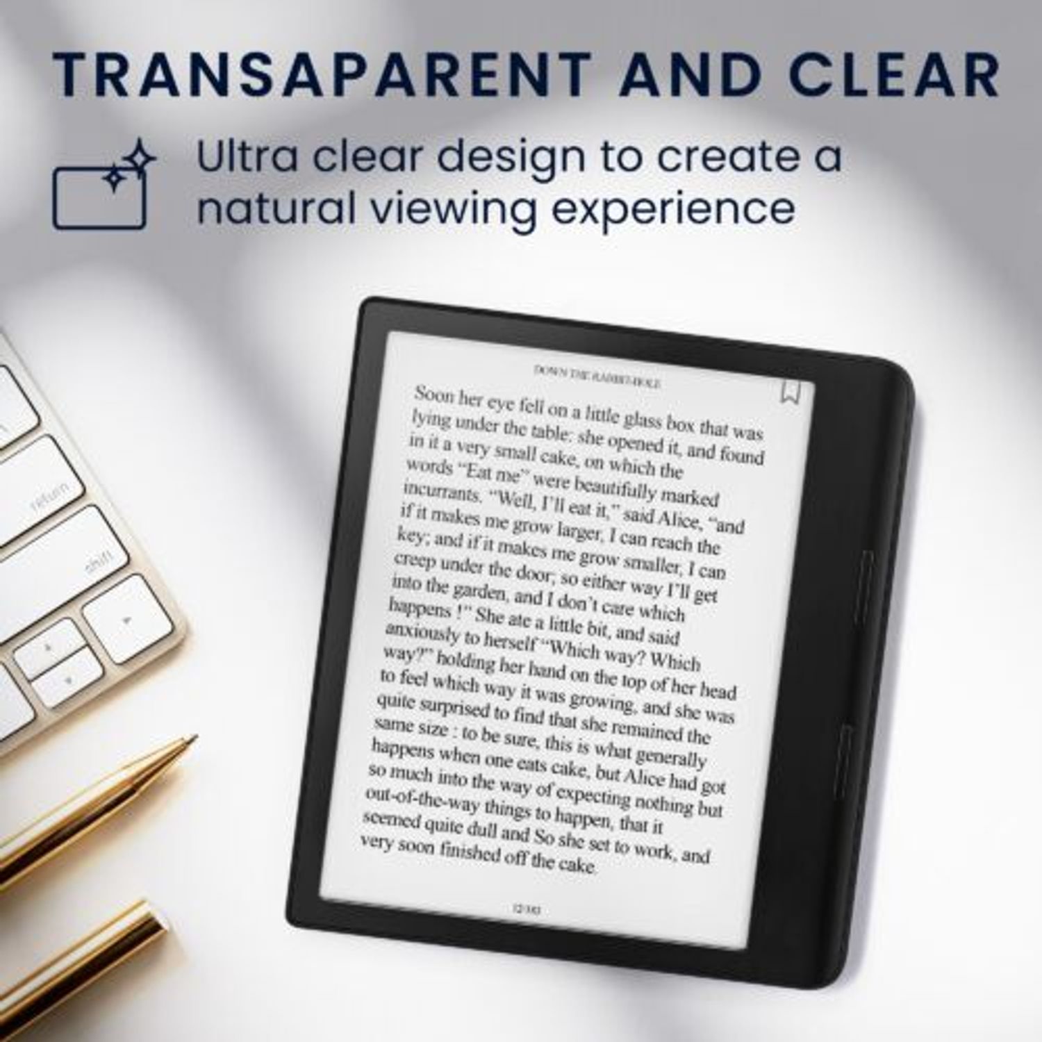 Set 2 Folii de protectie pentru Kobo Sage, Kwmobile, Transparent, Plastic, 57183.2 fotografia produsului View 5 L