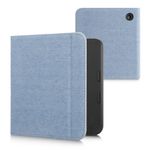 Husa pentru Tolino Vision 6, Kwmobile, Albastru, Textil, 58110.23 fotografia produsului