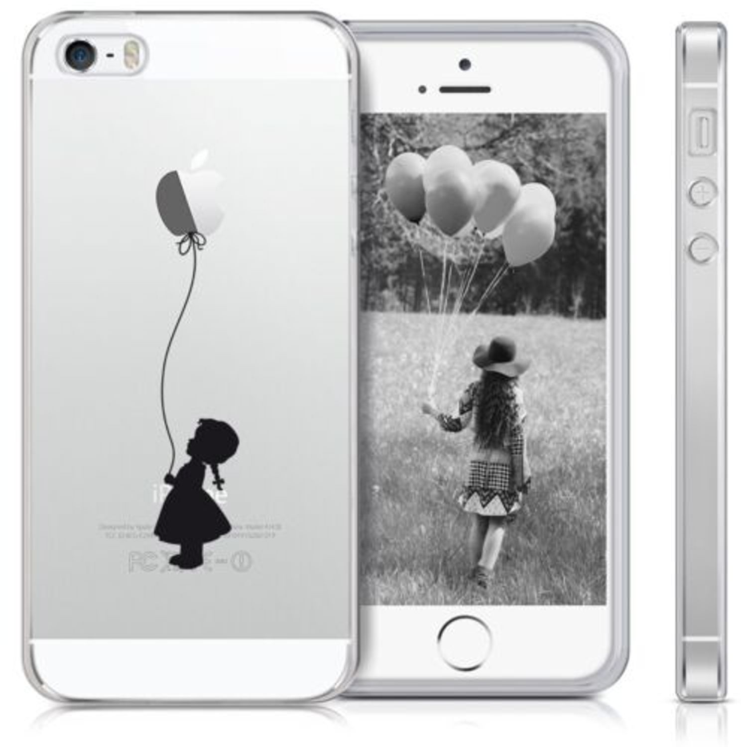 Husa pentru Apple iPhone 5/iPhone 5s/iPhone SE, Silicon, Negru, 38295.11 fotografia produsului View 2 L